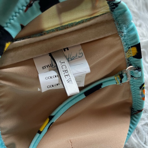 Small 🌴 JCREW sample bikini - turquoise toucans - Picture 5 of 7